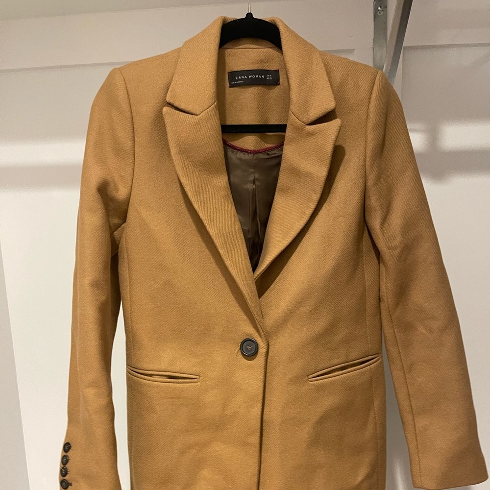Zara wool blend coat
